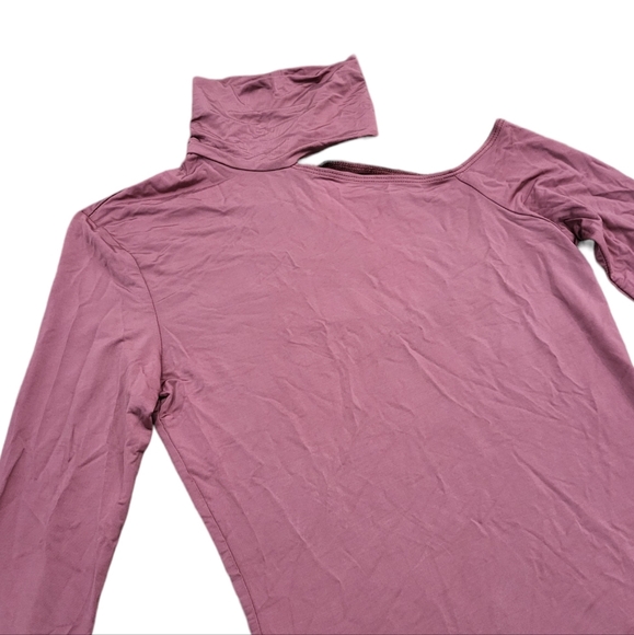 Jonathan Simkhai STANDARD Caden Slinky Jersey Cut Out Top in Plum XS NWT - Picture 5 of 8